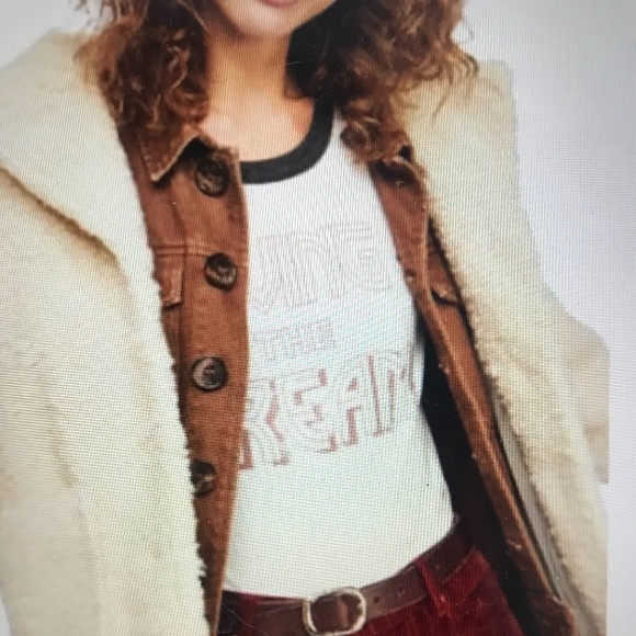 Free People So Soft Faux Shearling Teddy Coat, large - Picture 3 of 8